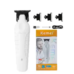 KEMEI - Cortadora De Pelo Patillera Trimmer KM 2299 Edición Blanco