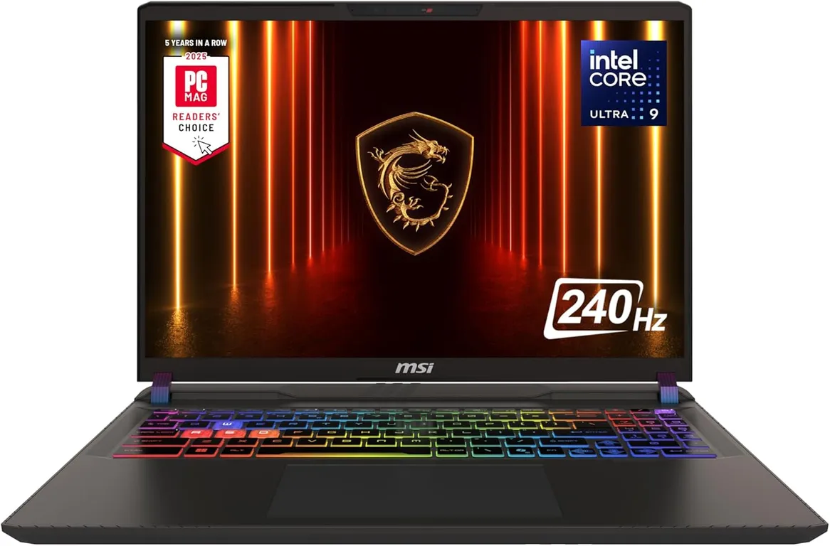 Notebook Gamer Vector 16" QHD+ Intel Core Ultra 9 275HX 16GB RAM 1TB SSD NVIDIA GeForce RTX 5080 16GB WIN 11