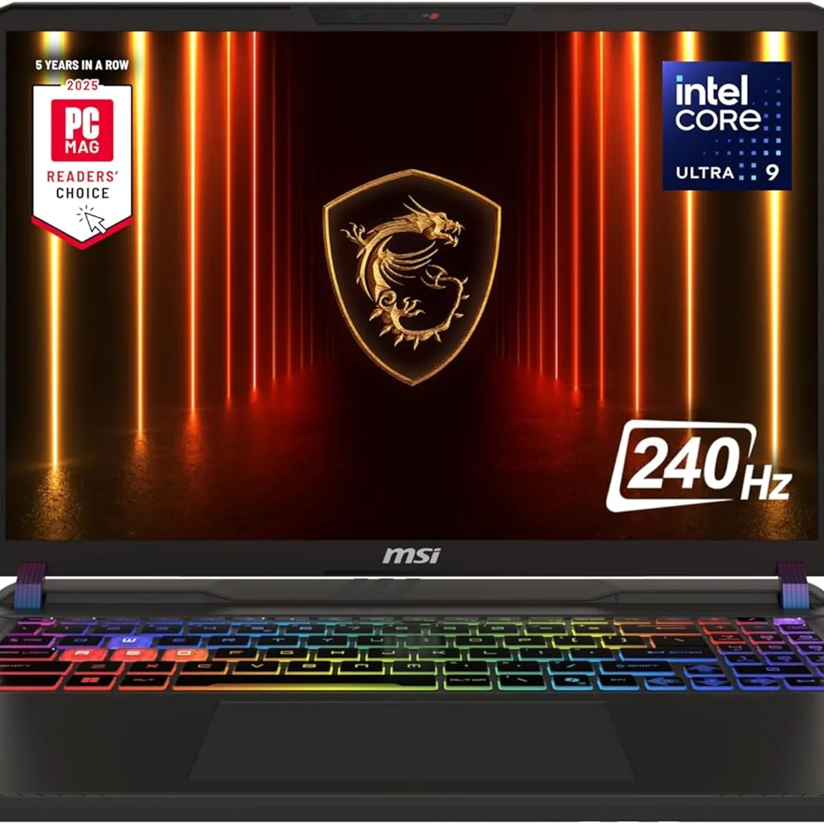MSI - Notebook Gamer MSI Vector 16" QHD+ Intel Core Ultra 9 275HX 16GB RAM 1TB SSD NVIDIA GeForce RTX 5080 16GB WIN 11