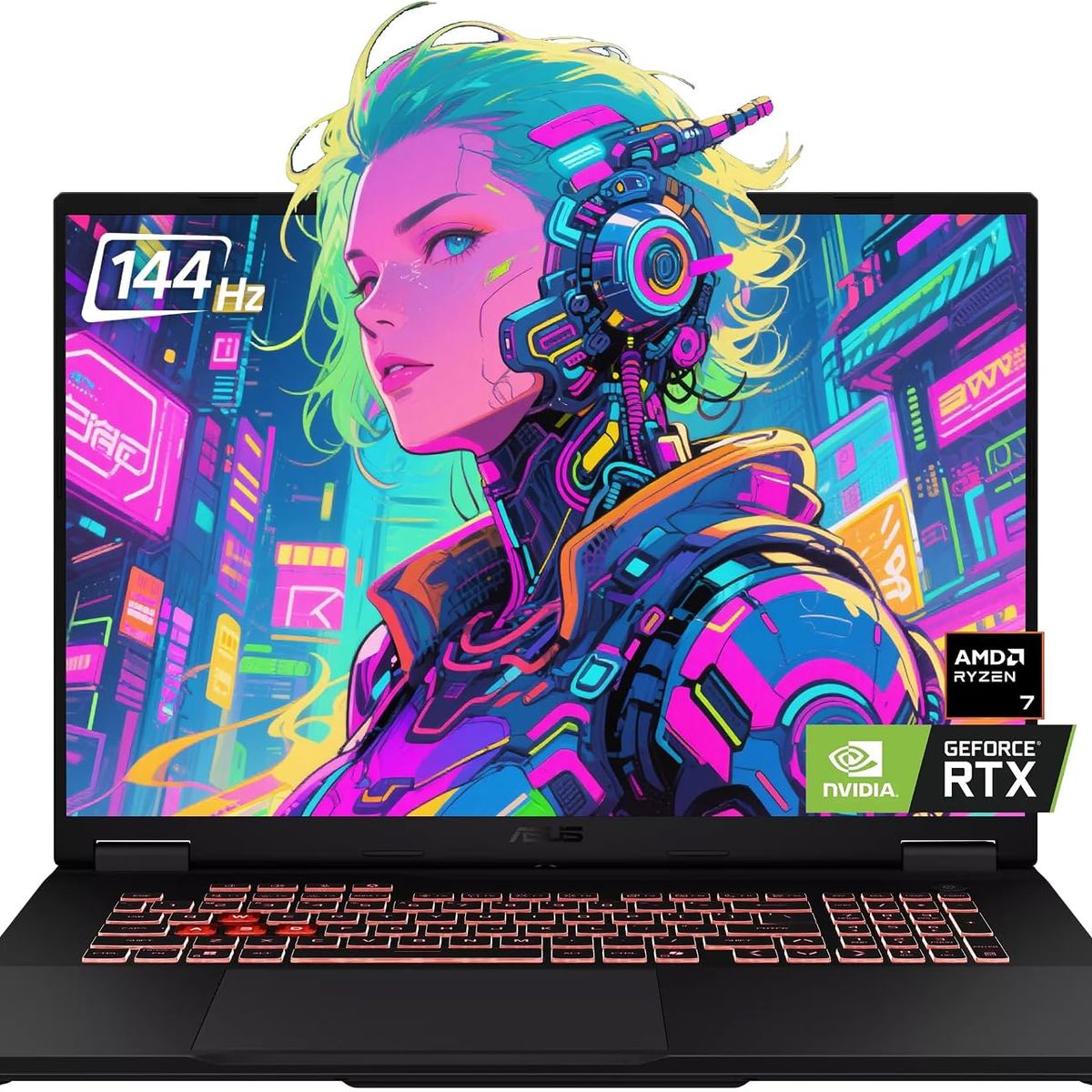 ASUS - Notebook Gamer ASUS TUF 18", AMD Ryzen 7 260, RTX 5060, FHD+ 144Hz/3ms Display, 16GB RAM, 1TB SSD