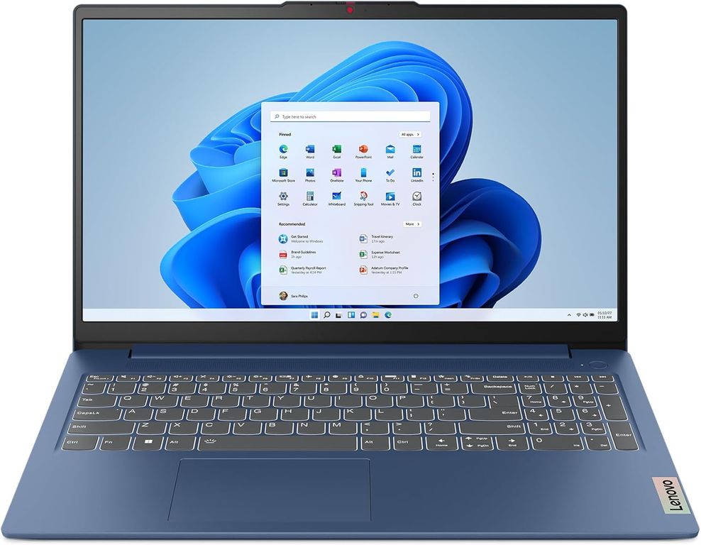 Notebook IdeaPad Slim 3 15.6" Full HD Laptop, AMD Ryzen 5 40 2025 - 8GB RAM, 512GB SSD