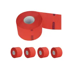 COMPRASMART CHILE - Pack 5 Rollos Papel Cuello Barbería Peluquería Rojo