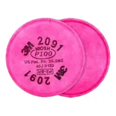3M - Filtro P100 Modelo 2091 Aplica A Todas Las Mascarillas