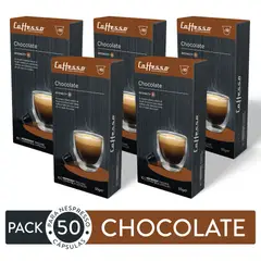 CAFFESSO - Pack x50 Cápsulas De Café Chocolate Para Nespresso