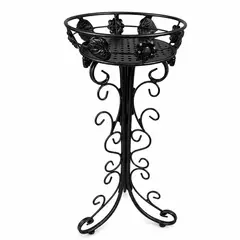 GENERICO - Macetero Pedestal Elegance 75 cm Negro
