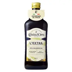 GENERICO - Aceite De Oliva Extra Virgen Costa D'oro 1 Lt Prensado Frío