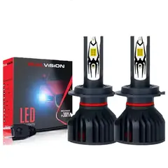 GENERICO - Ampolletas Mini Turbo Led Chip Csp 36.000 Lm H1 Con Canbus