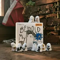 GENERICO - Ghody Behold My Cat Figurita Fantasma Gato Mini Blind Box