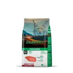 BRAVERY - Pollo Gato Adulto esterilizado 7Kg