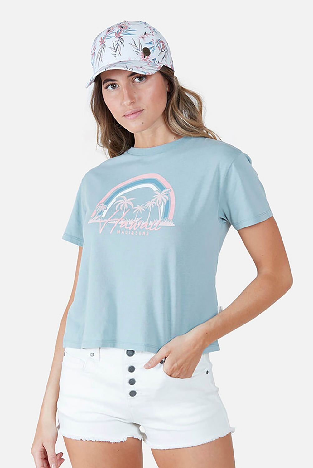 MAUI AND SONS - Polera M/C 5P539 Azul