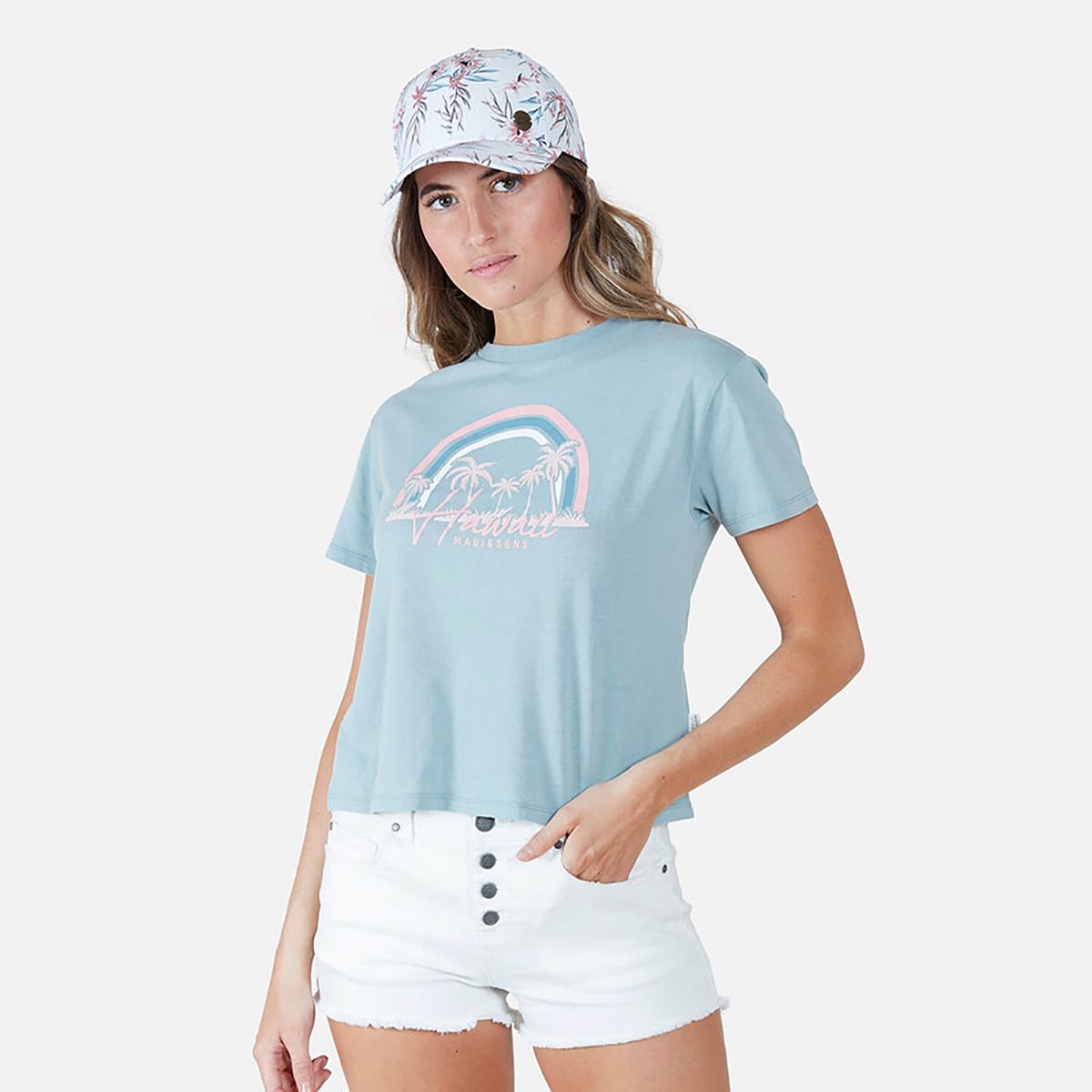 MAUI AND SONS - Polera M/C 5P539 Azul