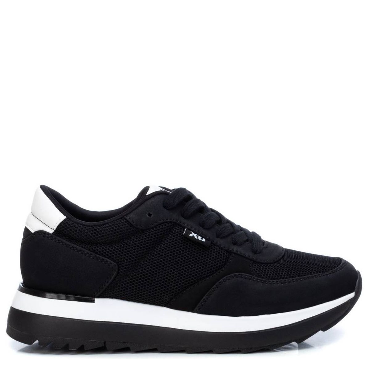XTI - Zapatilla Urbana Mujer Negro Xti