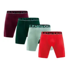 EMPORIO DONATO - Pack de 4 Boxer Largo Algodón Hombre Giovacchino