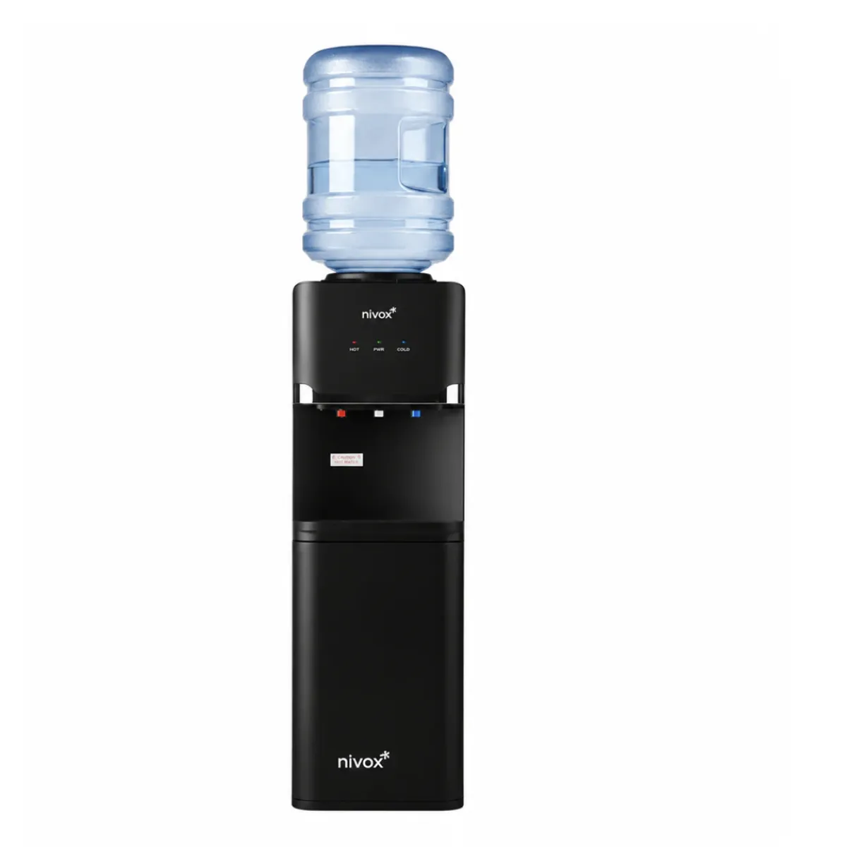DALI - Dispensador De Agua Pedestal Negro Mate