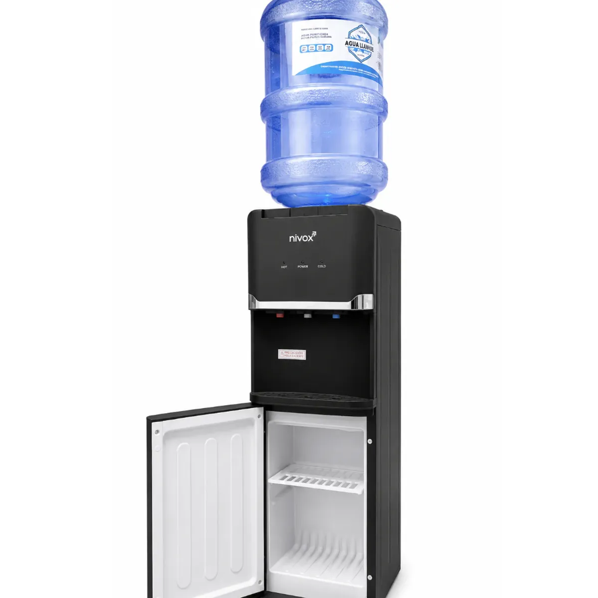 DALI - Dispensador De Agua Pedestal Negro Mate