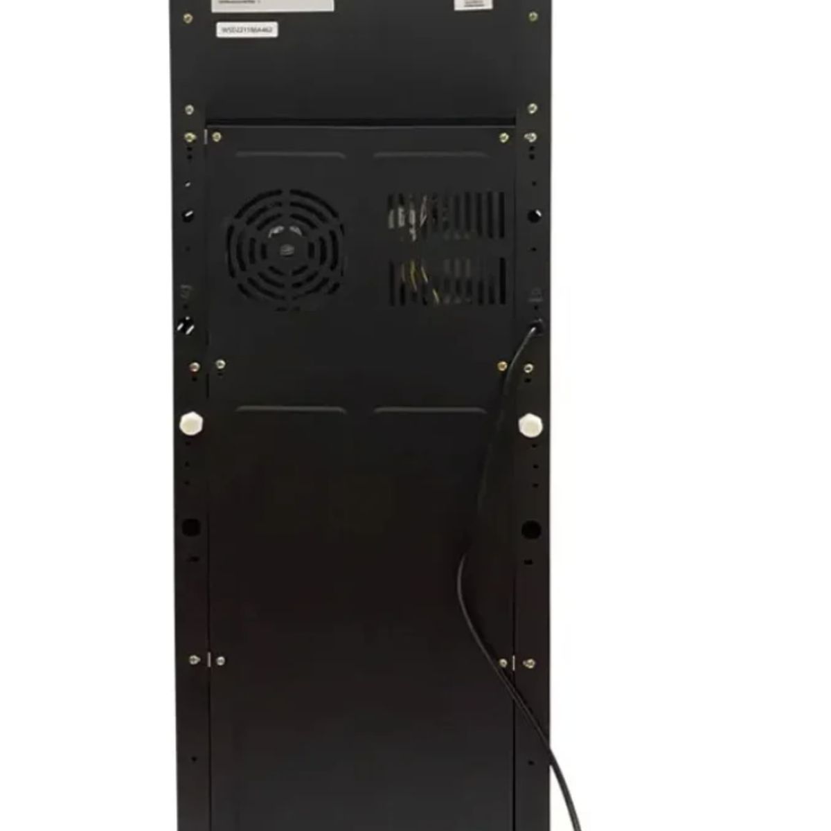 DALI - Dispensador De Agua Pedestal Negro Mate ventilador