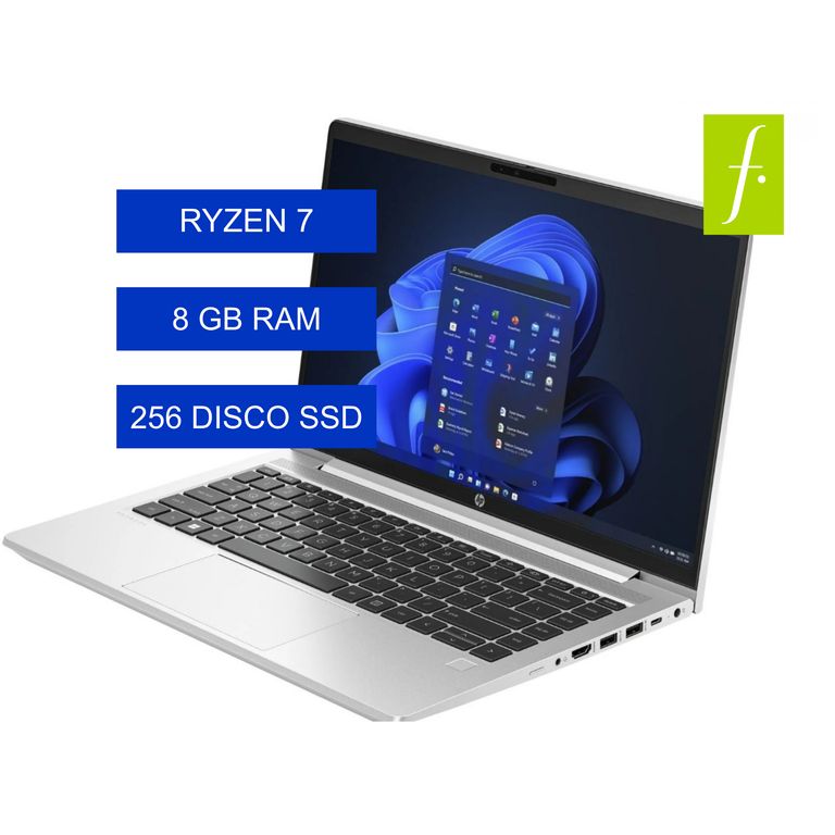 NOTEBOOK RYZEN 7 PROBOOK 8 GB DE RAM Y DISCO SOLIDO