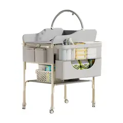 LUBABYCAS - Mudador De Pañales Plegable Regulable Versa Gris