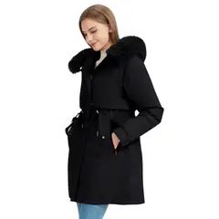 TIOZONEY - Parka Acolchada Mujer