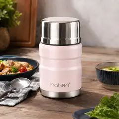 HALTEN - Termo De Comida Acero Inox 750 Ml Color Marfil