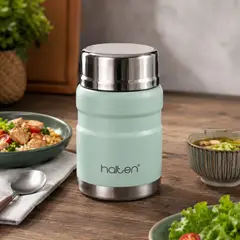 HALTEN - Termo De Comida Acero Inox 750 Ml Verde Claro