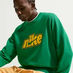 NIKE - Polerón Sportswear Club Fútbol Verde Hombre - Verde