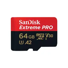 SANDISK - Tarjeta MicroSDXC 64GB Extreme PRO