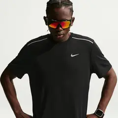 NIKE - Polera Dri-FIT UV Miler Negro Hombre - Negro