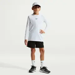NIKE - Short Dri-FIT Multi Negro Unisex niño - Negro