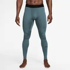 NIKE - Calzas Pro Dri-FIT Azul Hombre - Azul