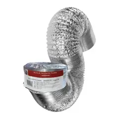 INOXCROM - Ducto Tubo Flexible De Aluminio Para Ventilación 5 X 1 Mts