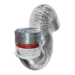 INOXCROM - Ducto Tubo Flexible Aluminio Ventilacion 5'' O 127 Mm X 2 Mt