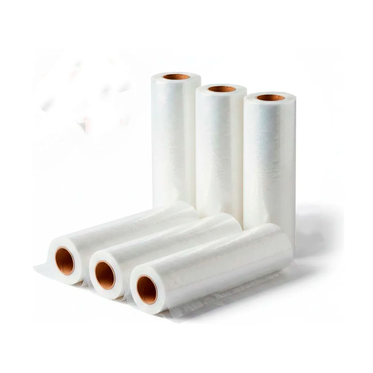 GENERICO - Pack 3 Rollos Sellado Vacío Transparente De 28 Cm X 10metros