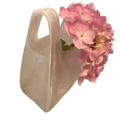 GENERICO - Decoración Elegante Prints Patro - Florero estilo Bolsa de Plástico Rosada