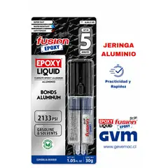 FUSION - EPOXY Adhesivo Epóxico Aluminio 5 Minutos 30 g