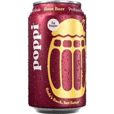 Generico Bebida Prebiotic Root Beer Lata Poppi 355 Ml