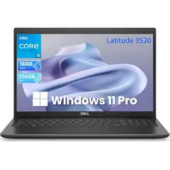 DELL - Notebook Latitude 3520 15.6" FHD Intel Core i5 Quad (i5-1135G7) 16 GB 256 GB SSD Intel Iris Int Win 11 Pro Reacondicionado