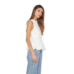 JACINTA TIENDA - Blusa Tesa blanca