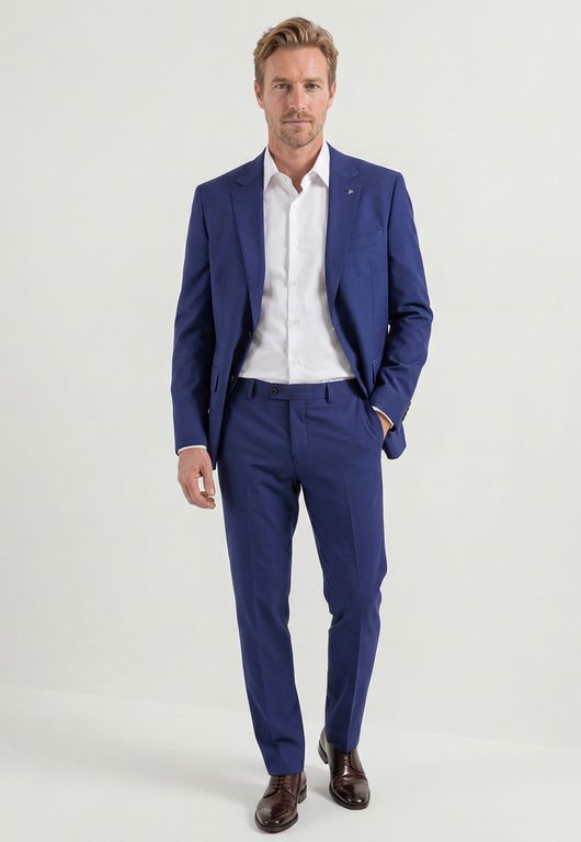 NEW MAN Pantalón Calamo Blue Fw26