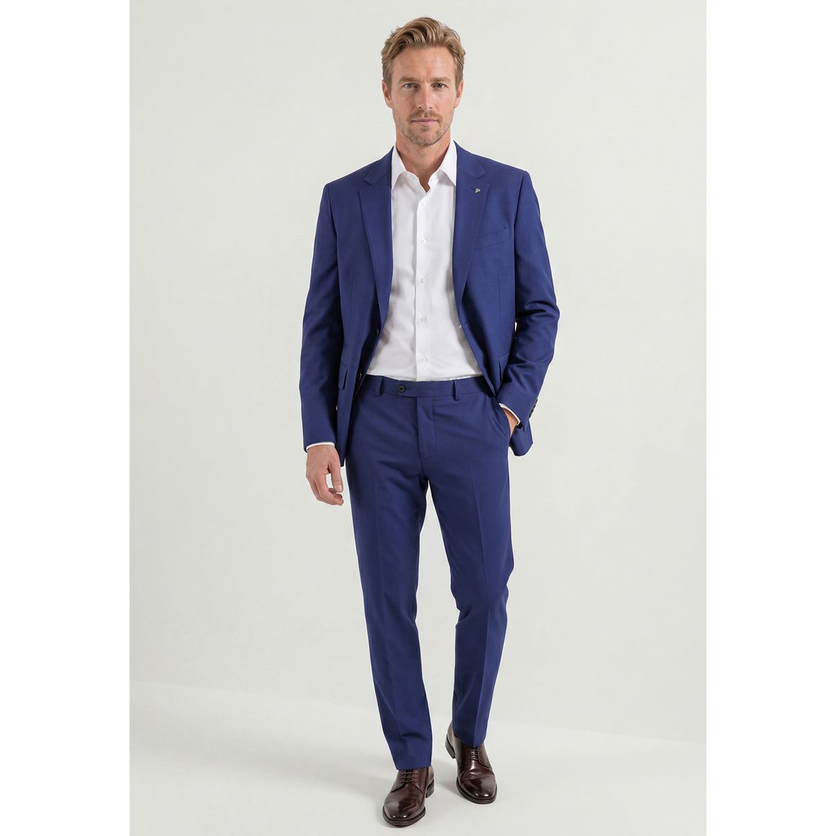 NEW MAN - Pantalón Calamo Blue Fw26 New Man