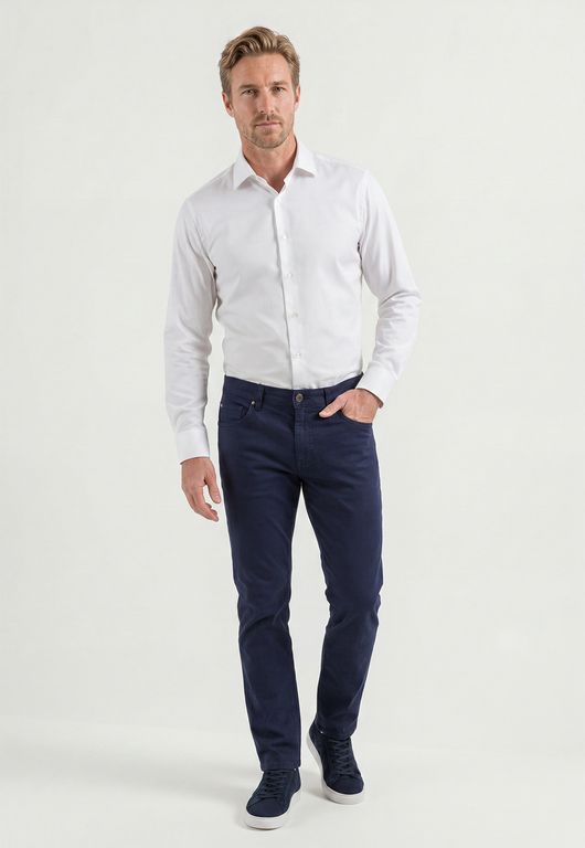 NEW MAN Pantalón Amsterdam Navy Fw26