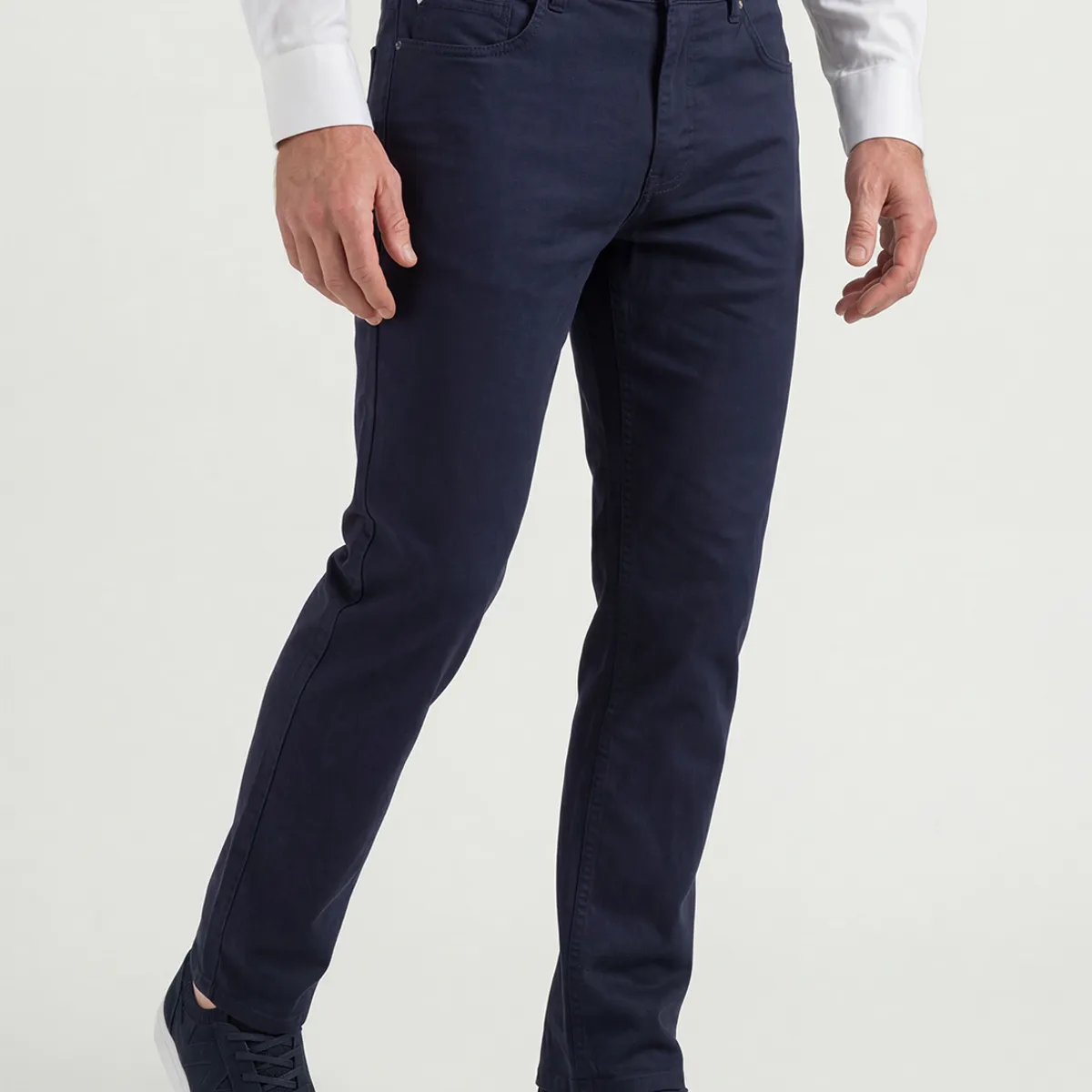NEW MAN - Pantalón Amsterdam Navy Fw26 New Man