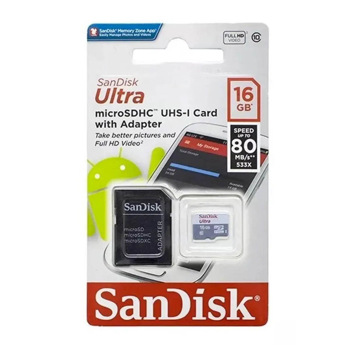 SANDISK - Memoria de 16g