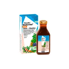 SALUS FLORA - Kindervital 250 ml - Multivitamínico Natural Infantil - Suplemento Vitamínico para Niños