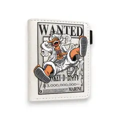 GENERICO - Billetera Tarjetero Monkey D. Luffy Wanted One Piece Anime