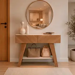 EXIT - Aparador Arrimo Malibu Cerezo/Off White 100 X 33,5 X80 CM