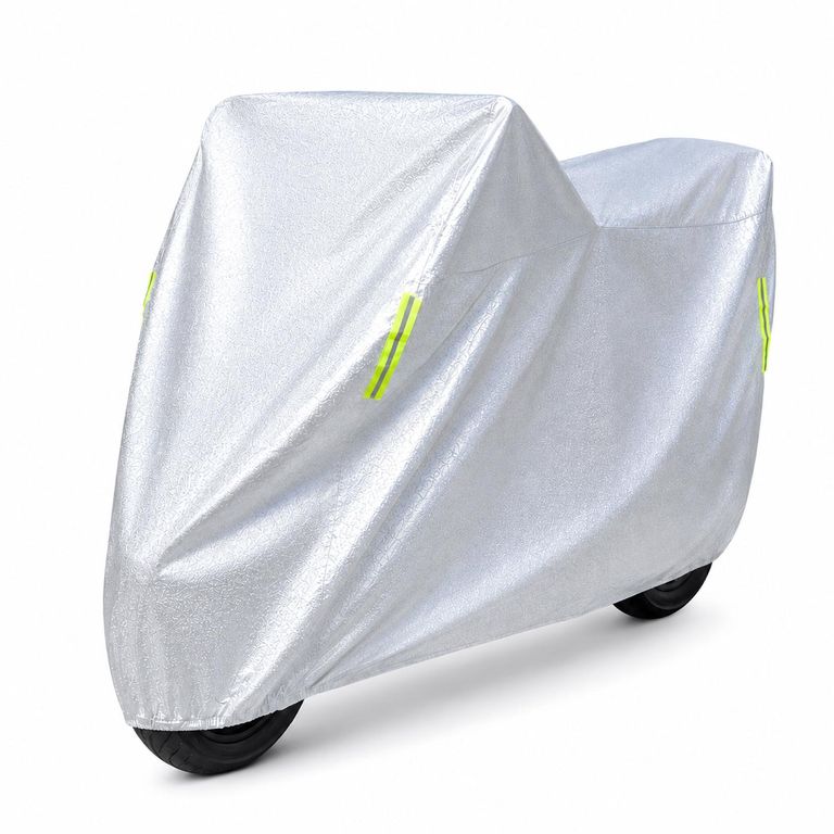 Carpa funda Cubre Moto Impermeable Premium con Felpa