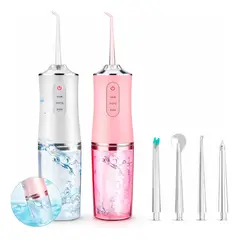 IRM - Limpiador Dientes Irrigador Dental Bucal Portatil Ortodoncia Recargable Hidrojet Blanqueador