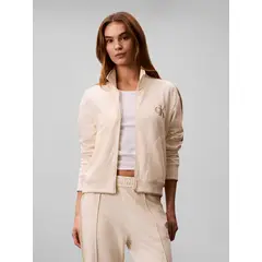 CALVIN KLEIN - Chaqueta Stretch Terry Beige