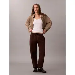 CALVIN KLEIN - Jogger Scuba Oversized Cafe
